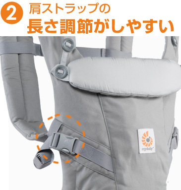 ストラップの長さ調節がしやすくなりました