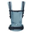 画像4: ErgoBabyCarrier アダプト ソフトタッチ スレートブルー  専用カバー付き3点セット（本体SG＋専用カバー＋よだれパッド/ジオメトリー） (4)