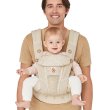 画像10: ErgoBabyCarrier オムニ ブリーズ クリームフラワーレース 専用カバーセット（本体SG＋専用カバー／ダブルガーゼ アイボリー） (10)