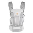 画像3: 【5月上旬頃より順次発送】ErgoBabyCarrier オムニ ブリーズ パールグレー 専用カバー付き3点セット（本体SG＋専用カバー＋よだれパッド／スターダストグレー） (3)