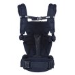 画像4: ErgoBabyCarrier オムニ ブリーズ ミッドナイトブルー 専用カバーセット（本体SG＋専用カバー／ネイビーストライプ） (4)