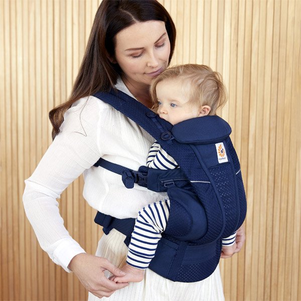 画像11: ErgoBabyCarrier オムニ ブリーズ ミッドナイトブルー 専用カバーセット（本体SG＋専用カバー／スターダストダークネイビー） (11)