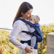 画像13: ErgoBabyCarrier オムニ ブリーズ ミッドナイトブルー 専用カバー付き3点セット（本体SG＋専用カバー＋よだれパッド／ネイビーストライプ） (13)