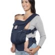 画像11: ErgoBabyCarrier オムニ ブリーズ ミッドナイトブルー 専用カバー付き3点セット（本体SG＋専用カバー＋よだれパッド／ネイビーストライプ） (11)