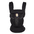 画像3: ErgoBabyCarrier オムニ ブリーズ オニキスブラック 専用カバーセット（本体SG＋専用カバー／スターダストブラック） (3)