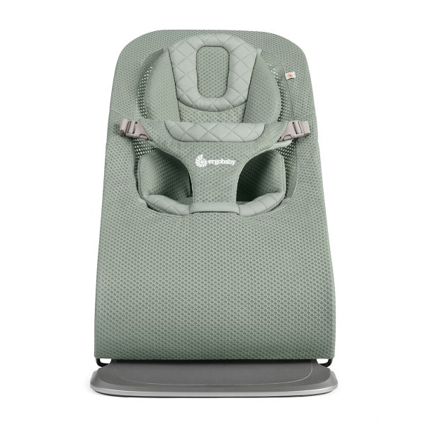 画像2: 【2024年新モデル】ErgoBaby EVOLVE エルゴベビー エボルブ バウンサー メッシュ セージグリーン (2)