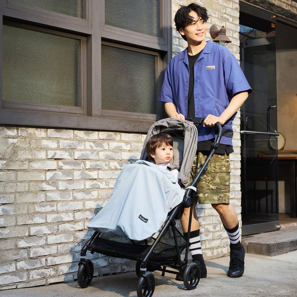 画像12: WILD THINGS × BabyHopper（ワイルドシングス×ベビーホッパー） 2WAY UVケープ /  ミストグレー (12)