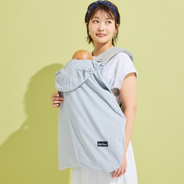 画像13: WILD THINGS × BabyHopper（ワイルドシングス×ベビーホッパー） 2WAY UVケープ /  ミストグレー (13)