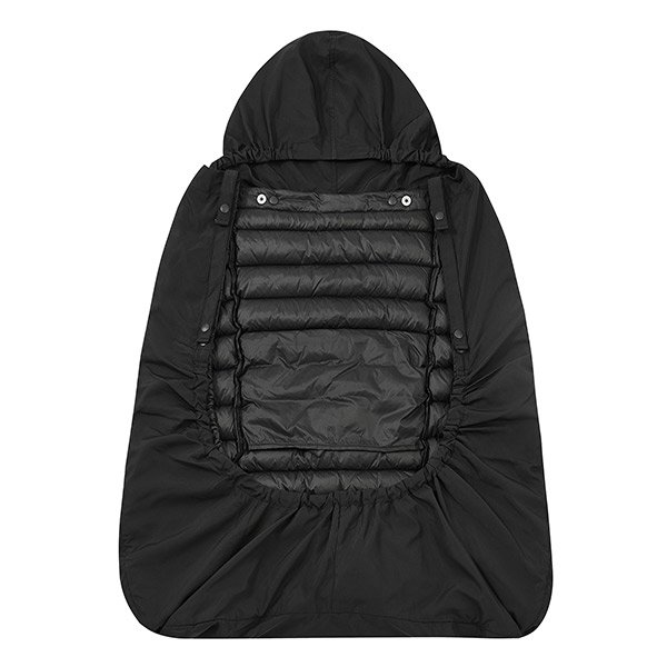 画像4: BabyHopper(ベビーホッパー) オールウェザーダウン3WAY防寒ケープ / ブラック (4)