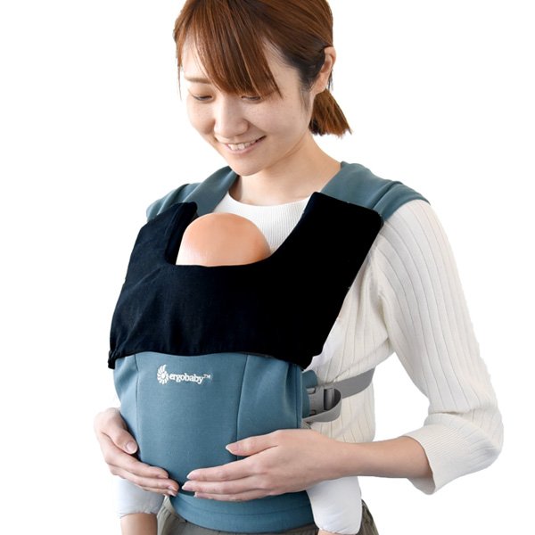 画像2: エルゴベビー エンブレース 専用 よだれカバー  /  スターダストブラック (2)