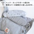 画像5: エルゴベビーキャリア オムニ専用カバー  /  リバティ柄 グレンジェイド グレー (5)
