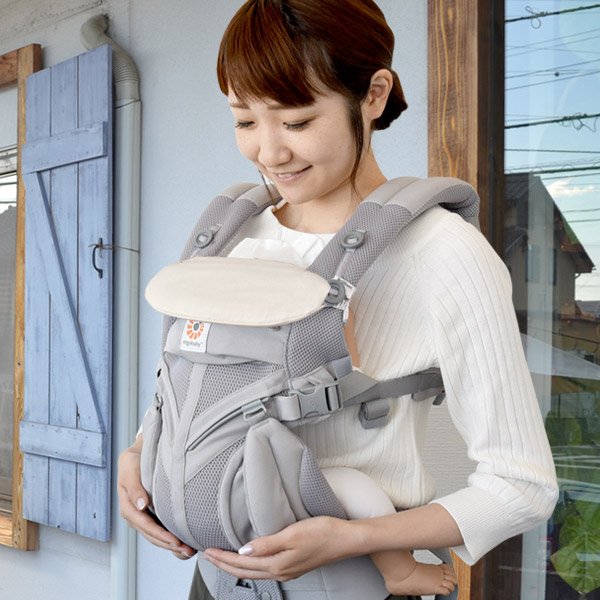 画像3: エルゴベビーキャリア オムニ専用カバー  /  ダブルガーゼ アイボリー (3)