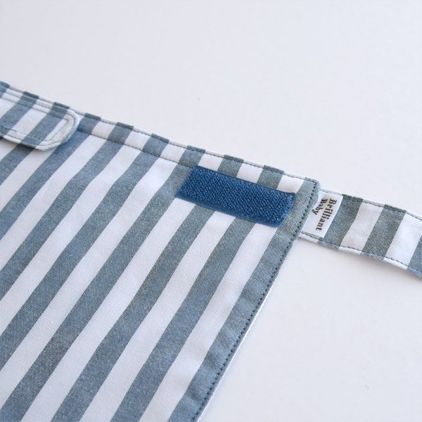 画像5: リバーシブル チェストカバー / ネイビーストライプ【胸カバー】 (5)