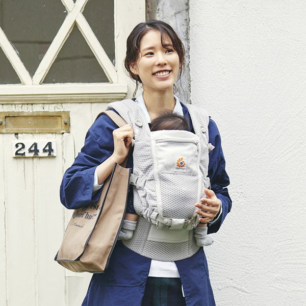 画像10: ErgobabyCarrier エルゴ アダプト ソフトフレックス SG/パールグレー【エルゴベビー ADAPT SoftFlex】 (10)