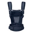 画像4: ErgoBabyCarrier アダプト ソフトフレックス SG ミッドナイトブルー  専用カバーセット（本体SG＋専用カバー/ネイビーストライプ） (4)