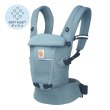 画像2: ErgoBabyCarrier アダプト ソフトフレックス SG スレートブルー  専用カバー付き3点セット（本体SG＋専用カバー＋よだれパッド/スターダストダークネイビー） (2)