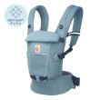 画像2: ErgoBabyCarrier アダプト ソフトフレックス SG スレートブルー  専用カバー付き3点セット（本体SG＋専用カバー＋よだれパッド/ティンクルスターネイビー） (2)