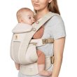 画像10: ErgoBabyCarrier オムニ ブリーズ ナチュラルベージュ 専用カバーセット（本体SG＋専用カバー／ラインドットピンク） (10)