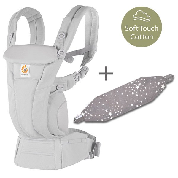 画像1: ErgoBabyCarrier オムニ ドリーム パールグレー 専用カバーセット（本体SG＋専用カバー／スターダストグレー） (1)