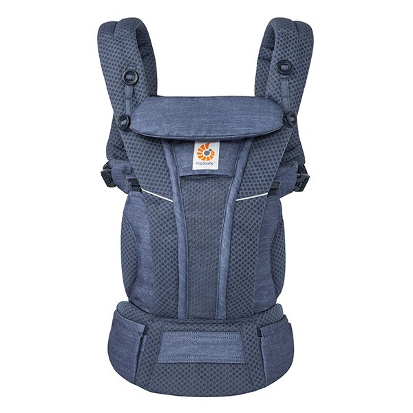 ErgoBabyCarrier オムニ ブリーズ SG ヘザードデニムブルー【エルゴベビー最新シリーズ OMNI Breeze】