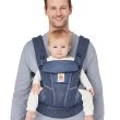 画像9: ErgoBabyCarrier オムニ ブリーズ ヘザードデニムブルー 専用カバーセット（本体SG＋専用カバー／ブラックストライプ） (9)