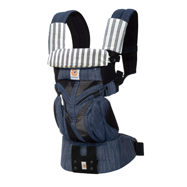 ErgoBabyCarrier オムニ 360 クールエア インディゴウィーブ 専用 