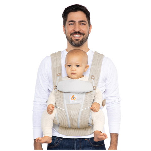 ErgoBabyCarrier オムニ ブリーズ サンドベージュ 専用カバー付き3点