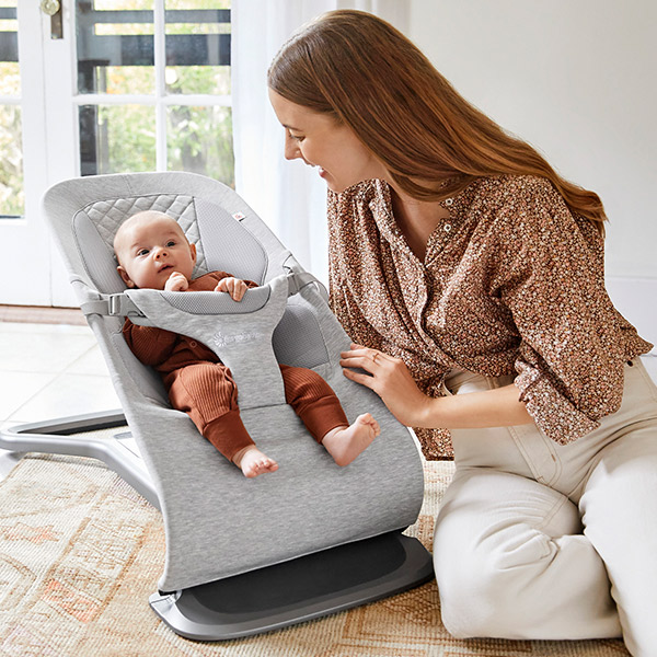 ErgoBaby EVOLVE エルゴベビー エボルブ バウンサー ライトグレー