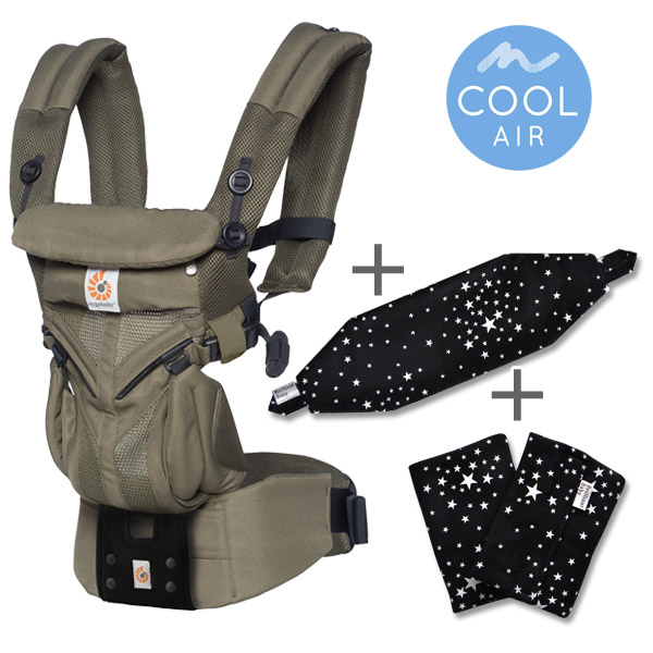 Ergobabycarrier オムニ 360 クールエア カーキ 専用カバー付き3点セット 本体sg 専用カバー よだれパッド ベビーウエストベルト 付新仕様 Ergobabycarrier オムニ 360 クールエア カーキ 専用カバー付き3点セット 本体sg 専用カバー よだれパッド ベビーウエストベルト 付新仕様