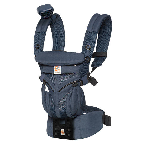 Babyhopper ベビーカー ベビーキャリア用ポータブル扇風機 ネイビー