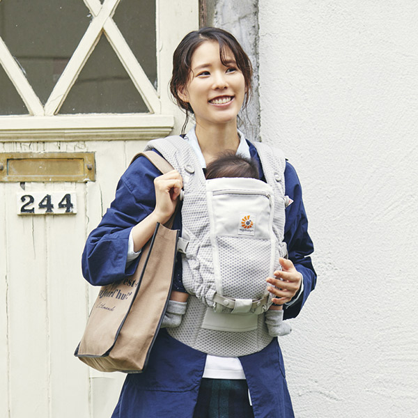 ErgobabyCarrier エルゴ アダプト ソフトフレックス SG／パールグレー【エルゴベビー最新シリーズ ADAPT SoftFlex】