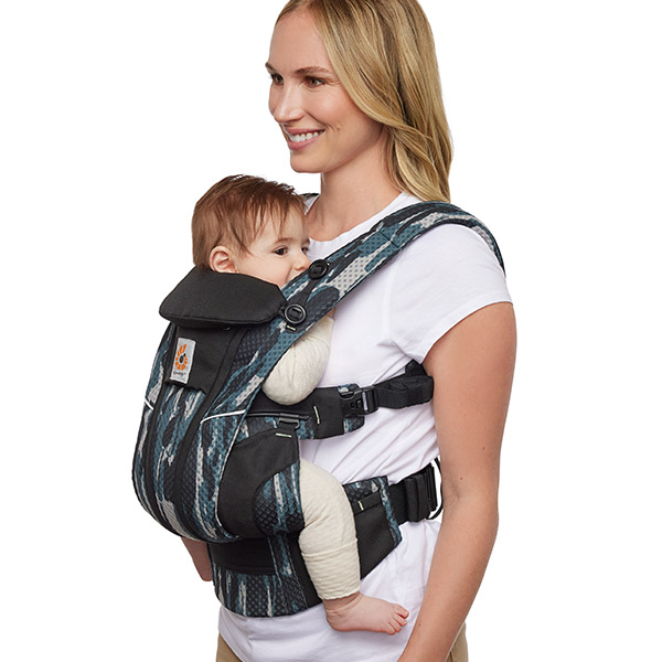 ErgoBabyCarrier オムニ ブリーズ SG ペイントブラック【エルゴベビー最新シリーズ OMNI Breeze】