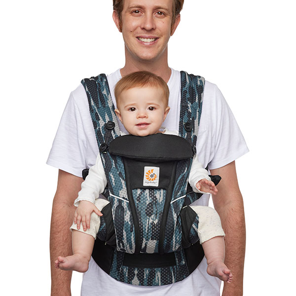 ErgoBabyCarrier オムニ ブリーズ SG ペイントブラック【エルゴベビー最新シリーズ OMNI Breeze】