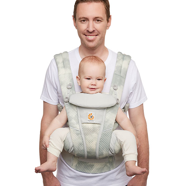 ErgoBabyCarrier オムニ ブリーズ SG タイダイグレー【エルゴベビー最新シリーズ OMNI Breeze】