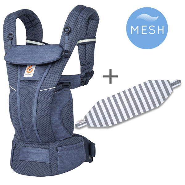 ErgoBabyCarrier OMNI breeze オムニ ブリーズ SG ヘザードデニムブルー専用カバーセット